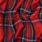 School Red-Blue-Multi Plaid Poly Madras Woven Fabric By the Yard